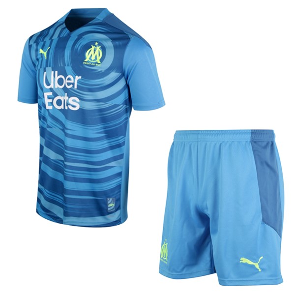 Camiseta Marsella 3ª Kit Niño 2020 2021 Azul